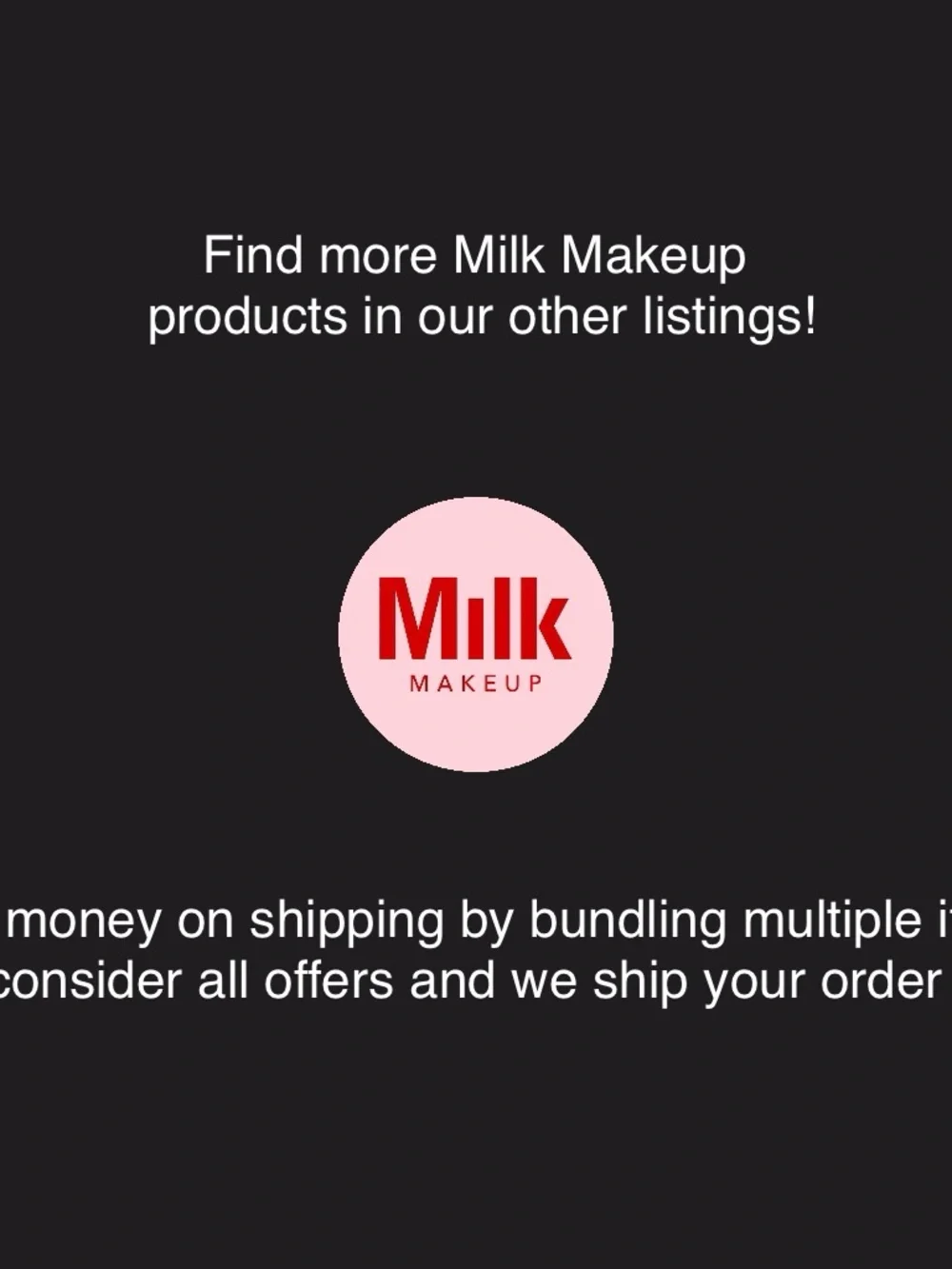 MILK MAKEUP Lip + Cheek Cream Blush Stick – Quickie – Full Size .21 oz